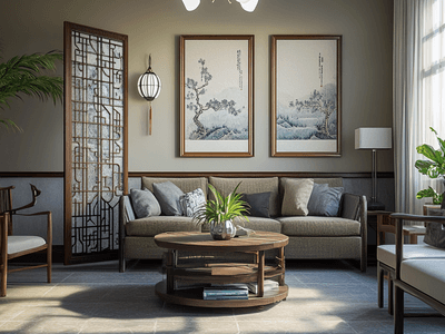 Un tocco d'Oriente: Paraventi come divisori di spazio