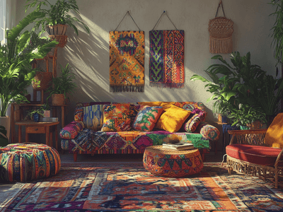 Boho colorato: Boho con colori vivaci