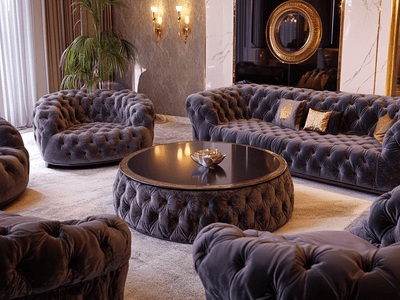 Velluto come tessuto di lusso: Per più eleganza nello spazio abitativo