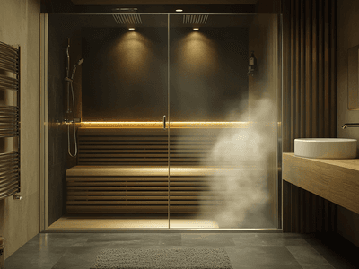 Bagno con sauna integrata: vivere il benessere a casa