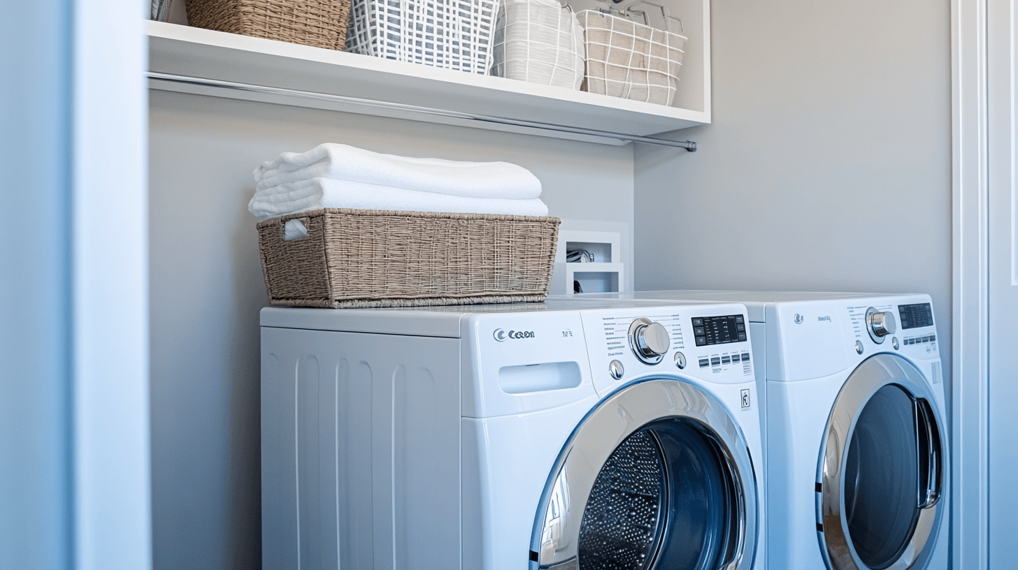 Uso efficiente dello spazio lavanderia