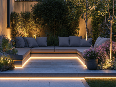 Mobili da giardino con illuminazione a LED: funzione e design uniti