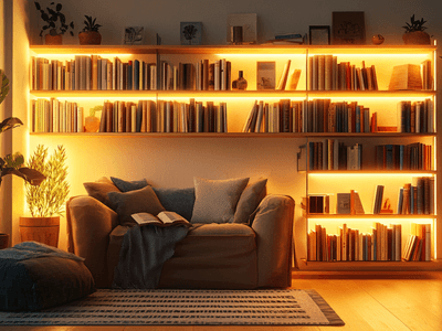 Biblioteca nel soggiorno: mettere in scena i libri con stile