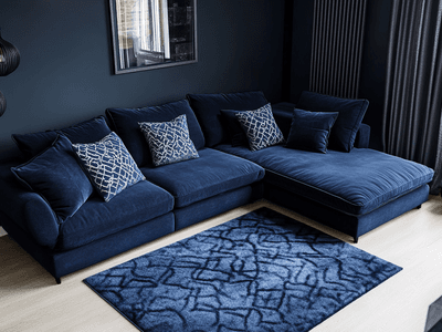 Accenti blu scuro: Freschi e rilassanti allo stesso tempo