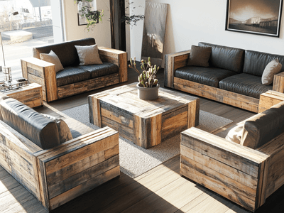 Legno di recupero come materiale per mobili: Sostenibilità e stile